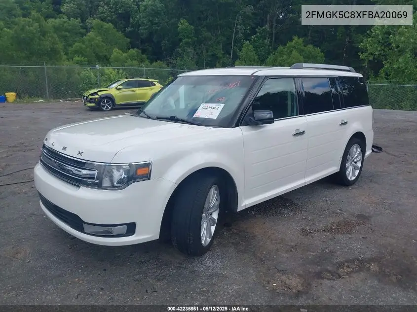 2015 Ford Flex Sel VIN: 2FMGK5C8XFBA20069 Lot: 42235861
