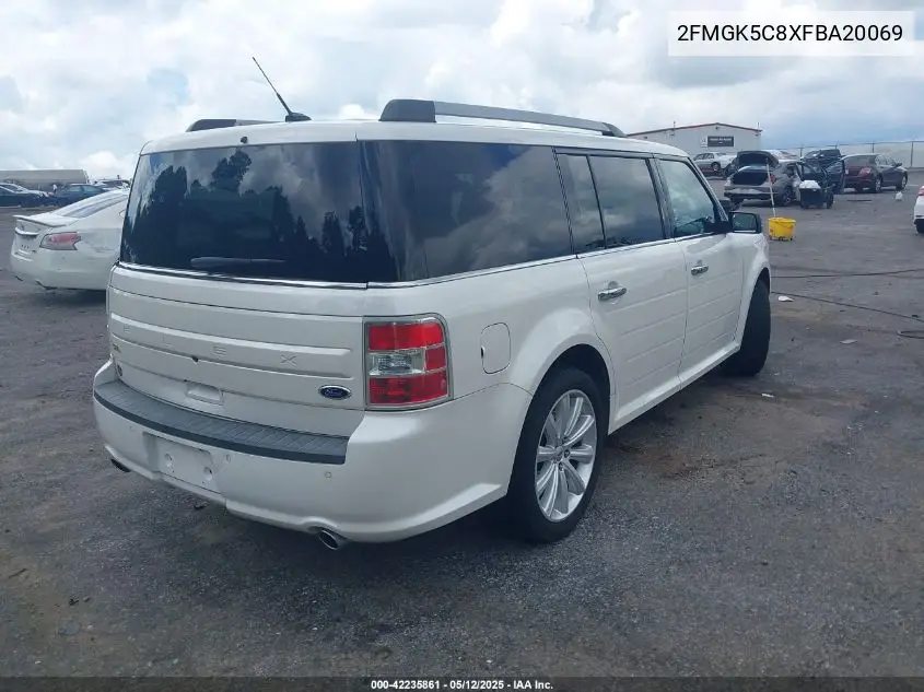 2015 Ford Flex Sel VIN: 2FMGK5C8XFBA20069 Lot: 42235861