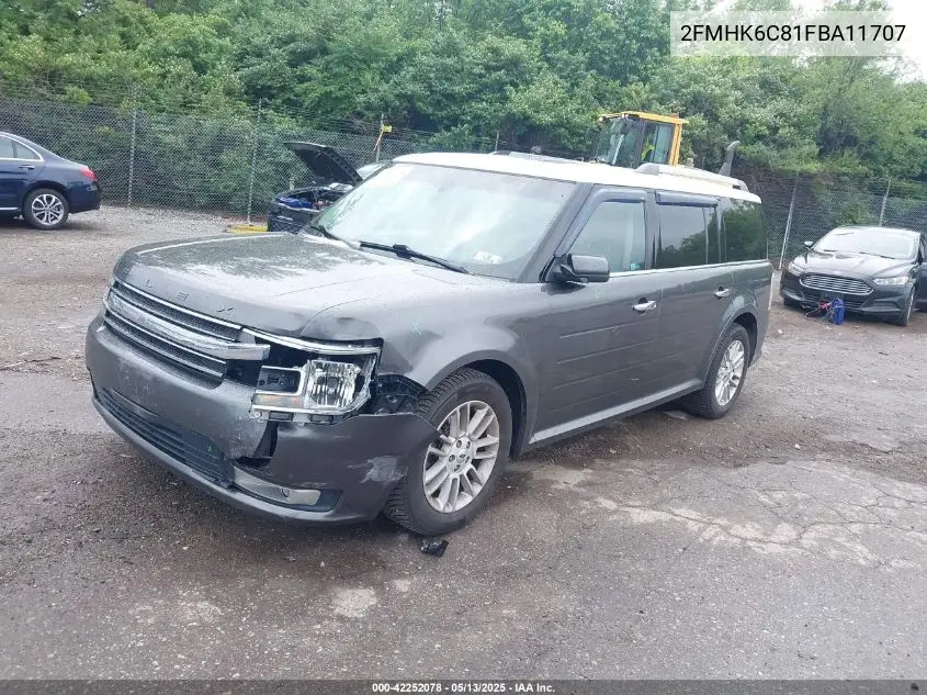 2015 Ford Flex Sel VIN: 2FMHK6C81FBA11707 Lot: 42252078