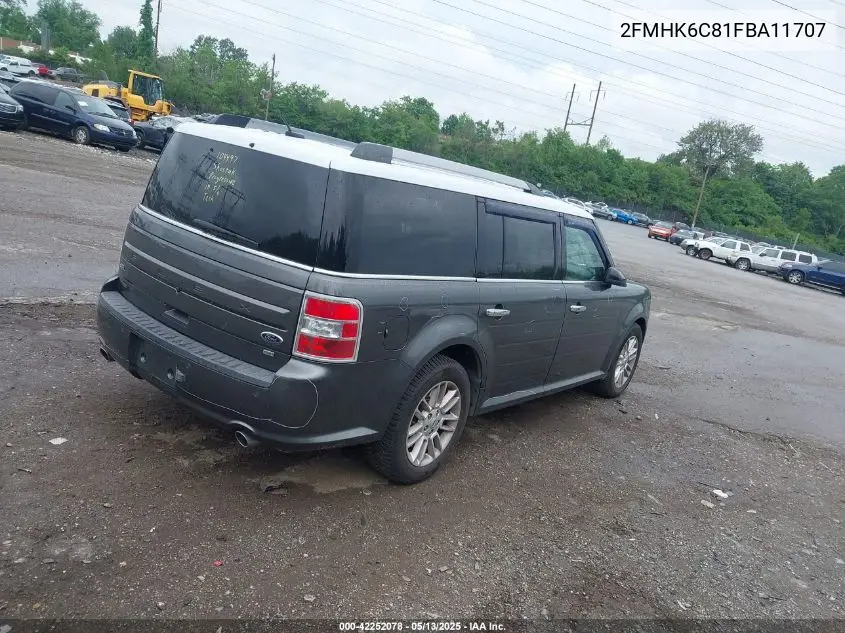 2015 Ford Flex Sel VIN: 2FMHK6C81FBA11707 Lot: 42252078