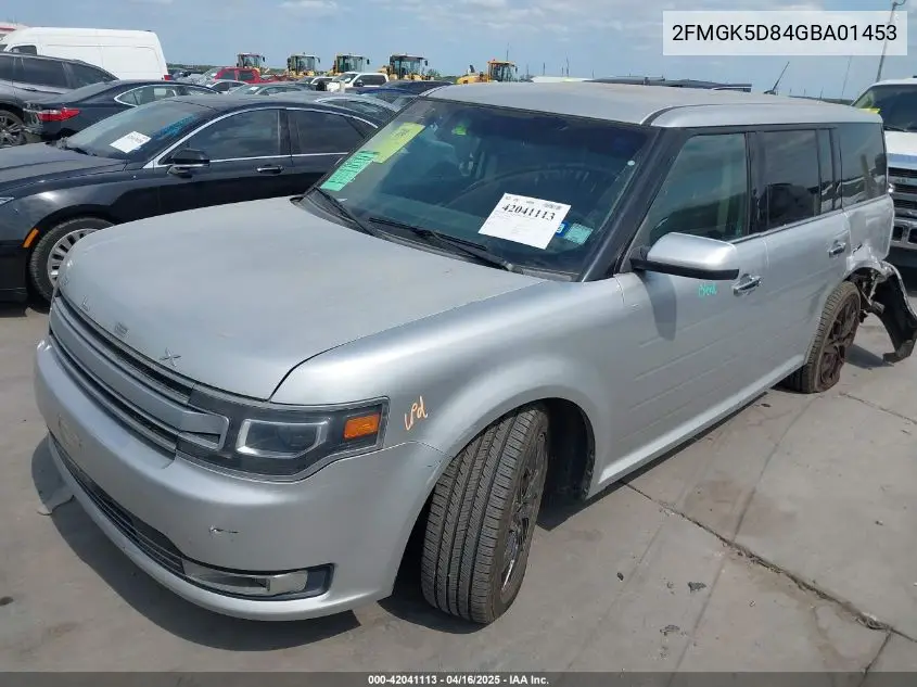 2016 Ford Flex Limited VIN: 2FMGK5D84GBA01453 Lot: 42041113