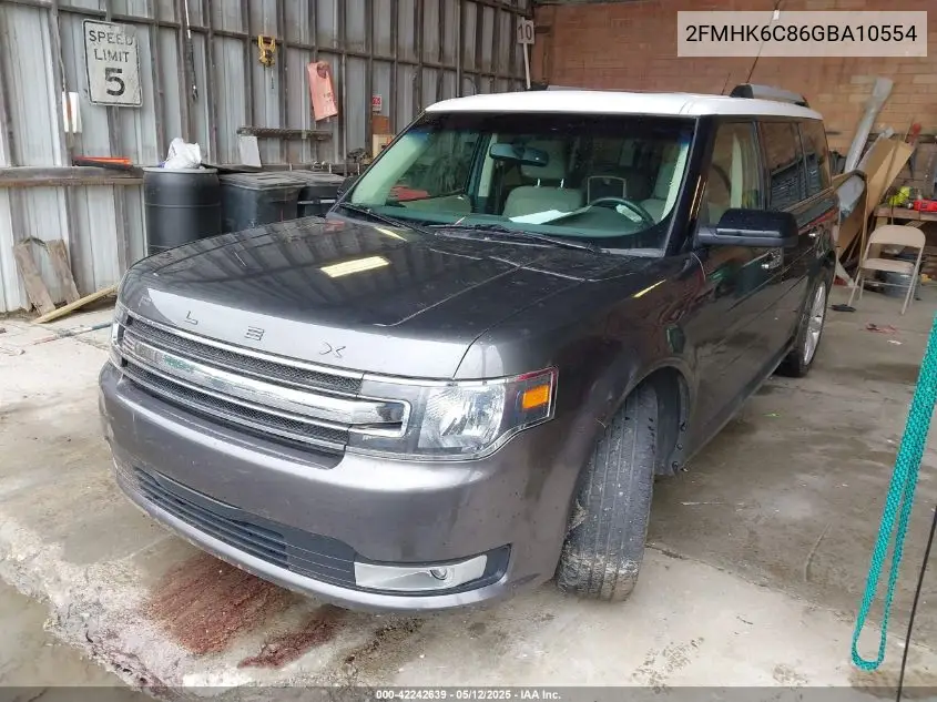2016 Ford Flex Sel VIN: 2FMHK6C86GBA10554 Lot: 42242639