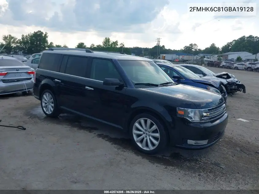 2016 Ford Flex Sel VIN: 2FMHK6C81GBA19128 Lot: 42574305