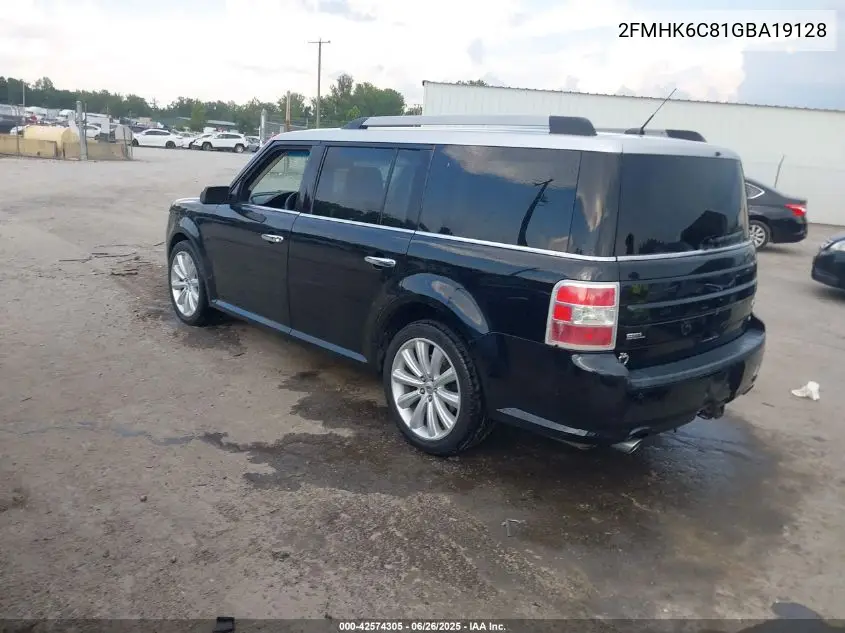 2016 Ford Flex Sel VIN: 2FMHK6C81GBA19128 Lot: 42574305