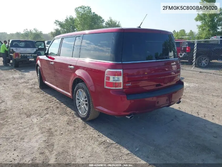 2016 Ford Flex Sel VIN: 2FMGK5C80GBA09020 Lot: 42589615