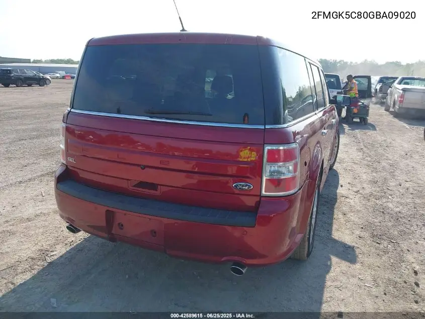 2016 Ford Flex Sel VIN: 2FMGK5C80GBA09020 Lot: 42589615