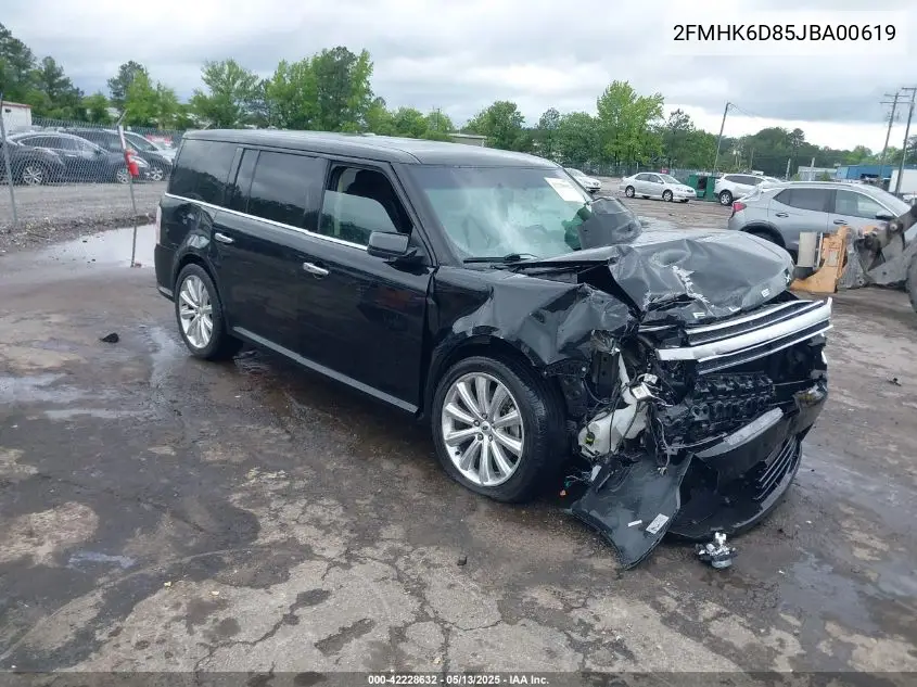 2018 Ford Flex Limited VIN: 2FMHK6D85JBA00619 Lot: 42228632