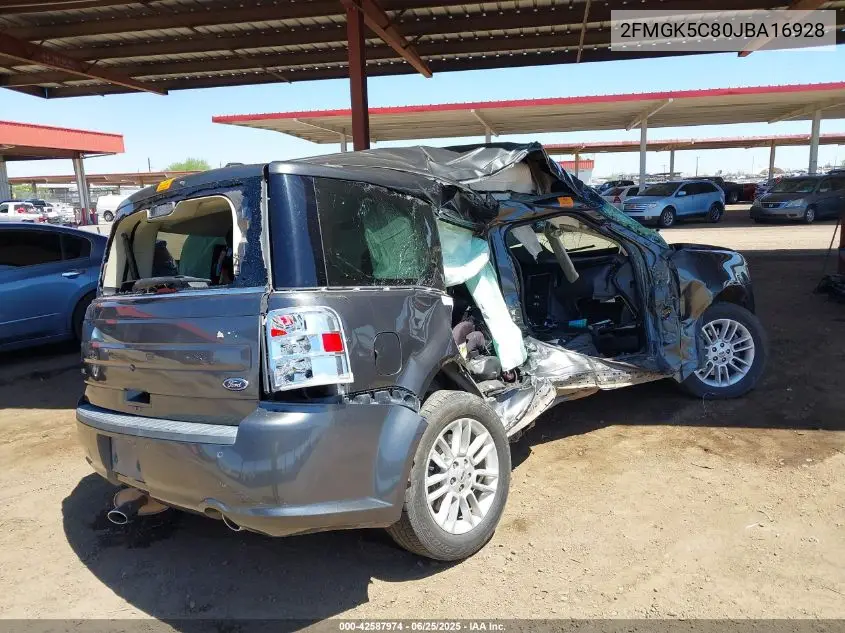 2018 Ford Flex Sel VIN: 2FMGK5C80JBA16928 Lot: 42587974