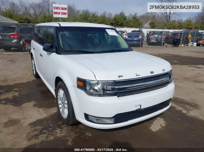 2019 Ford Flex Sel VIN: 2FMGK5C82KBA28953 Lot: 41790580