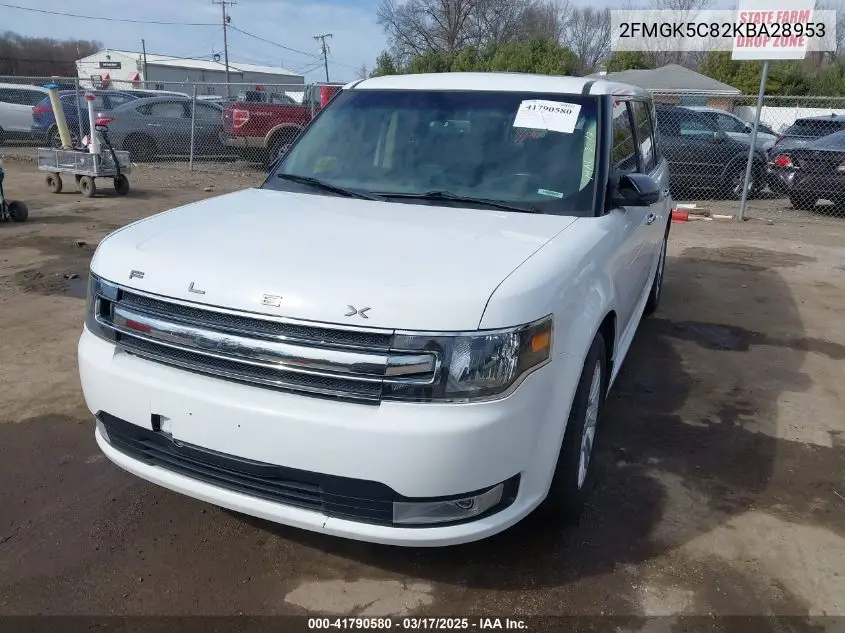 2019 Ford Flex Sel VIN: 2FMGK5C82KBA28953 Lot: 41790580