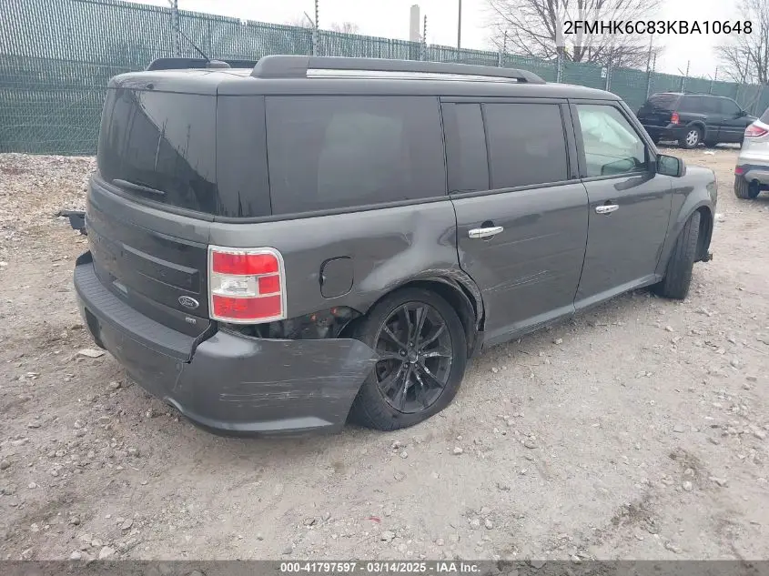 2019 Ford Flex Sel VIN: 2FMHK6C83KBA10648 Lot: 41797597
