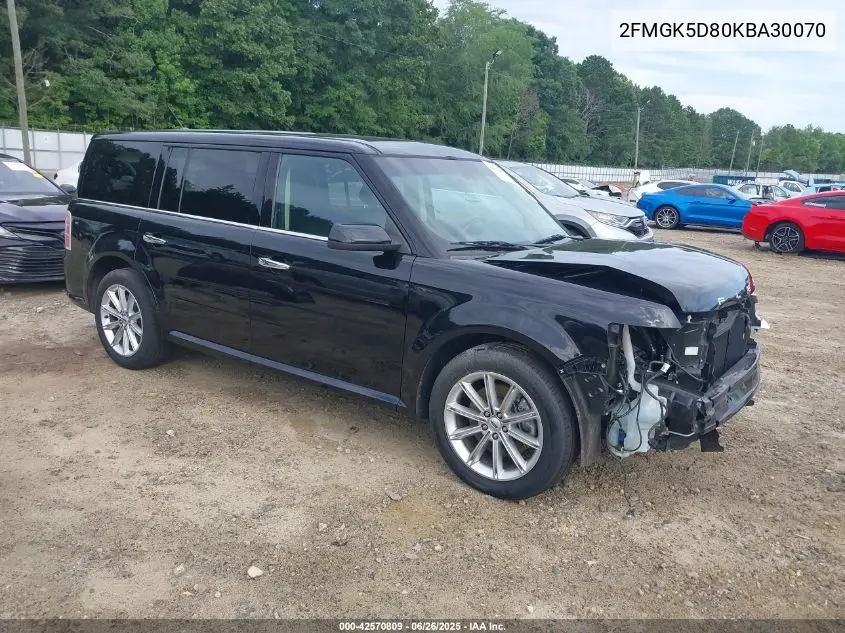 2019 Ford Flex Limited VIN: 2FMGK5D80KBA30070 Lot: 42570809