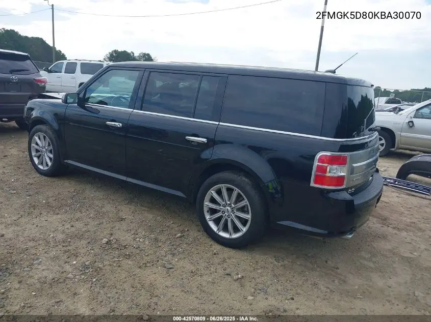 2019 Ford Flex Limited VIN: 2FMGK5D80KBA30070 Lot: 42570809