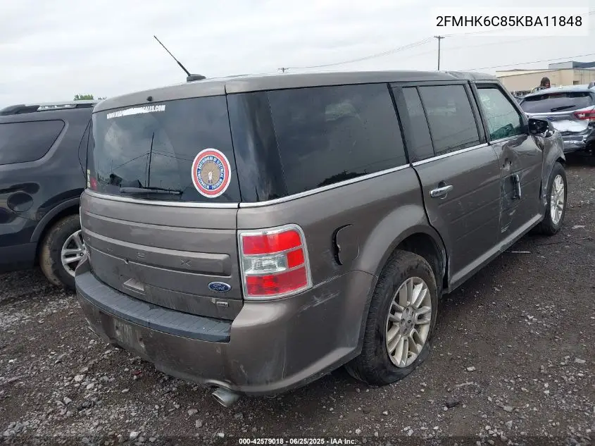 2019 Ford Flex Sel VIN: 2FMHK6C85KBA11848 Lot: 42579018