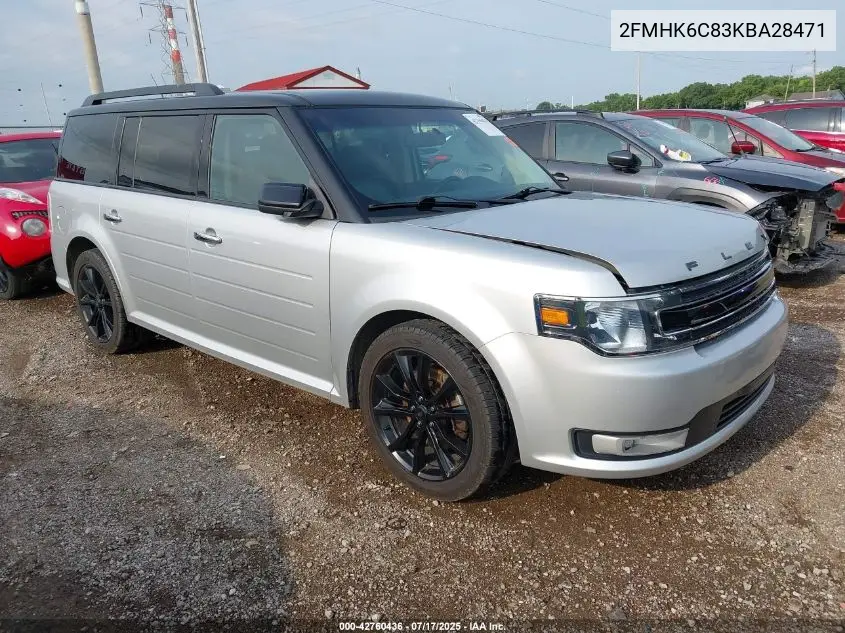 2019 Ford Flex Sel VIN: 2FMHK6C83KBA28471 Lot: 42760436