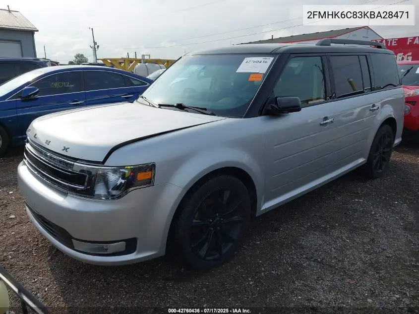 2019 Ford Flex Sel VIN: 2FMHK6C83KBA28471 Lot: 42760436