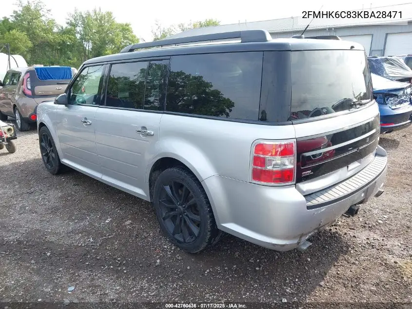 2019 Ford Flex Sel VIN: 2FMHK6C83KBA28471 Lot: 42760436