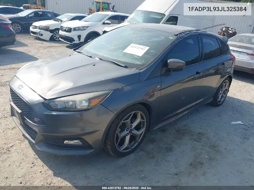 2018 Ford Focus St VIN: 1FADP3L93JL325384 Lot: 42572792