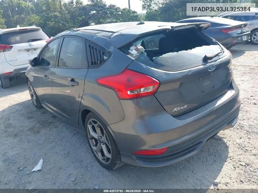 2018 Ford Focus St VIN: 1FADP3L93JL325384 Lot: 42572792