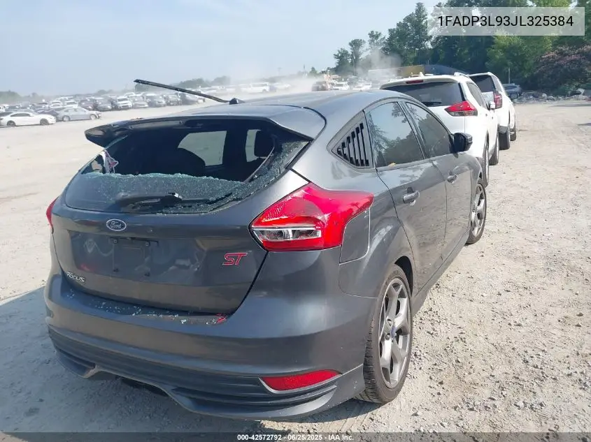 2018 Ford Focus St VIN: 1FADP3L93JL325384 Lot: 42572792