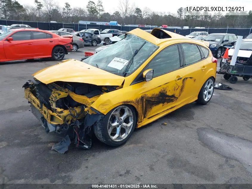 2013 Ford Focus St VIN: 1FADP3L9XDL126921 Lot: 41401431