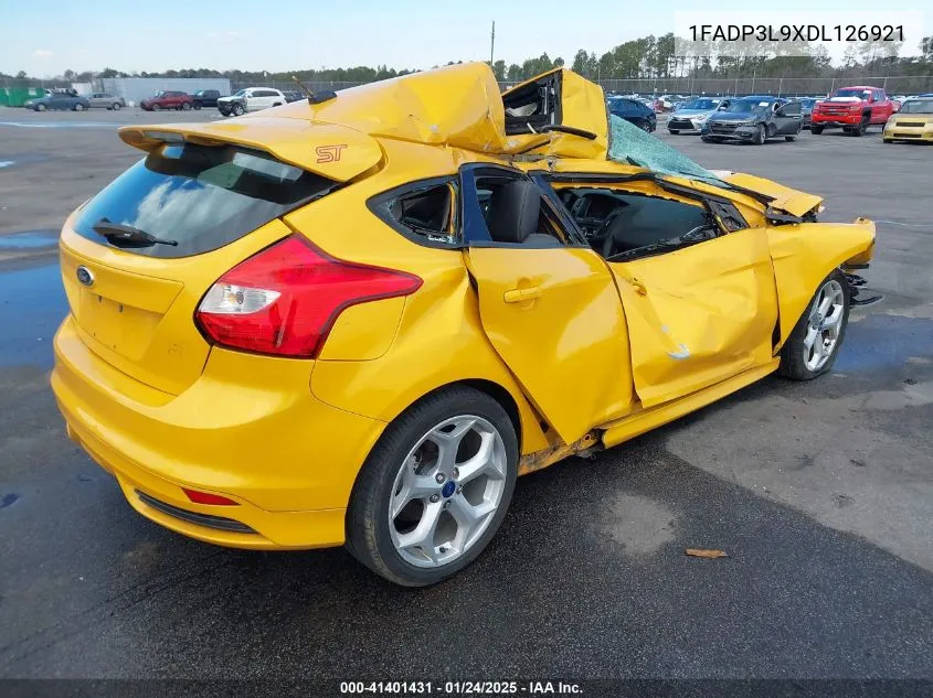 2013 Ford Focus St VIN: 1FADP3L9XDL126921 Lot: 41401431