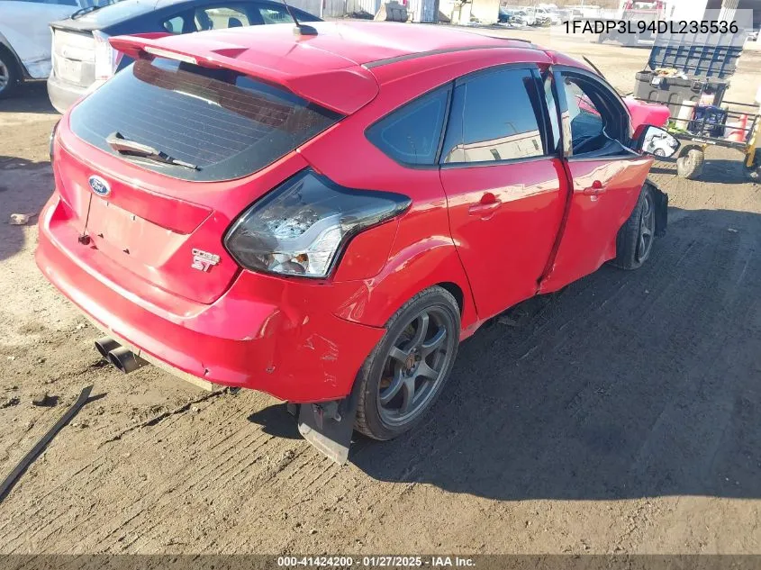 2013 Ford Focus St VIN: 1FADP3L94DL235536 Lot: 41424200