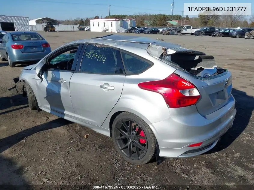 2013 Ford Focus St VIN: 1FADP3L96DL231777 Lot: 41679924