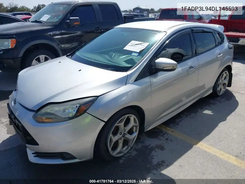 2013 Ford Focus St VIN: 1FADP3L94DL145593 Lot: 41781764