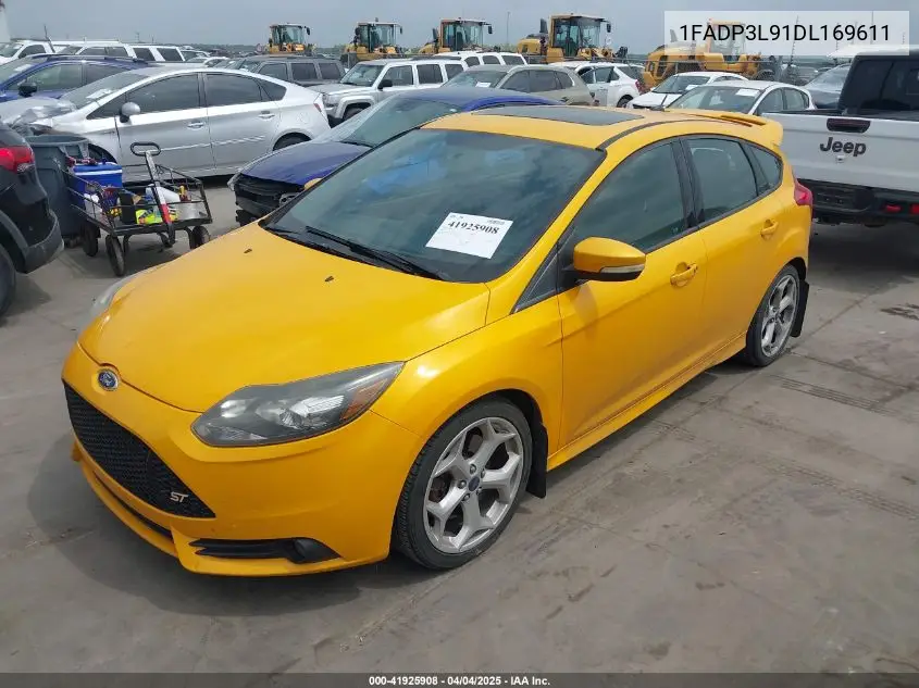 2013 Ford Focus St VIN: 1FADP3L91DL169611 Lot: 41925908