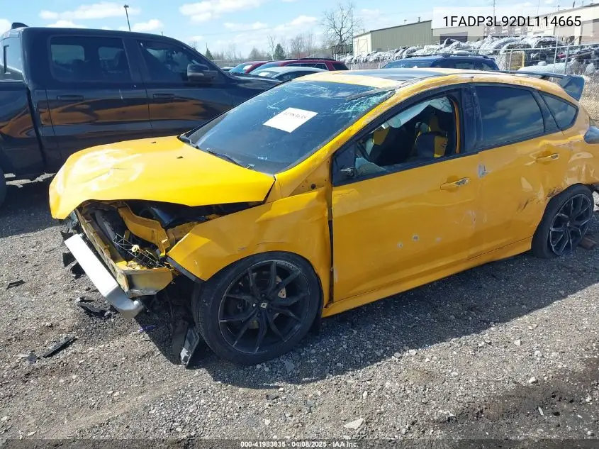 2013 Ford Focus St VIN: 1FADP3L92DL114665 Lot: 41983635