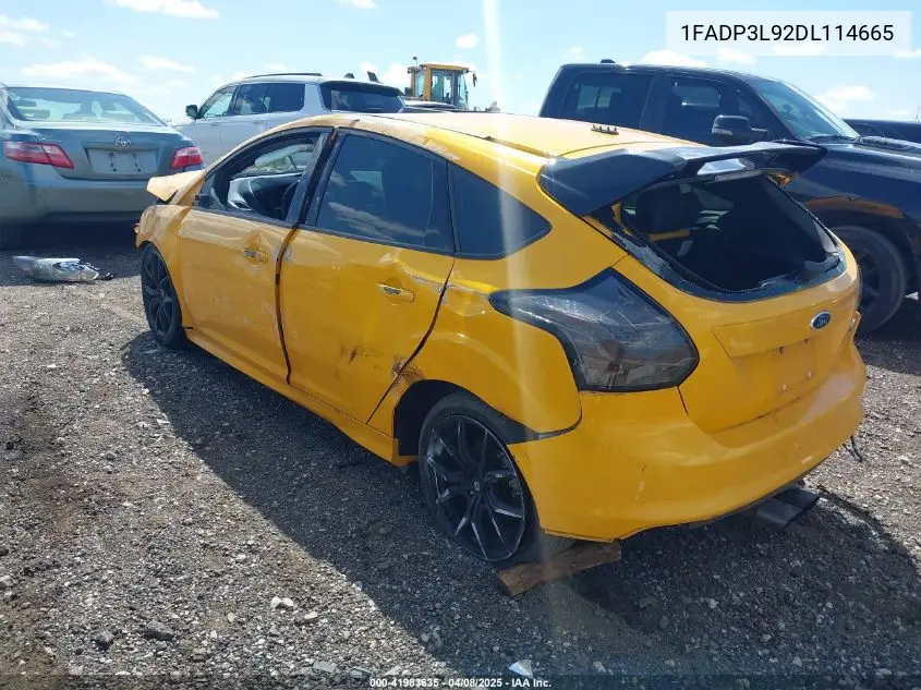 2013 Ford Focus St VIN: 1FADP3L92DL114665 Lot: 41983635