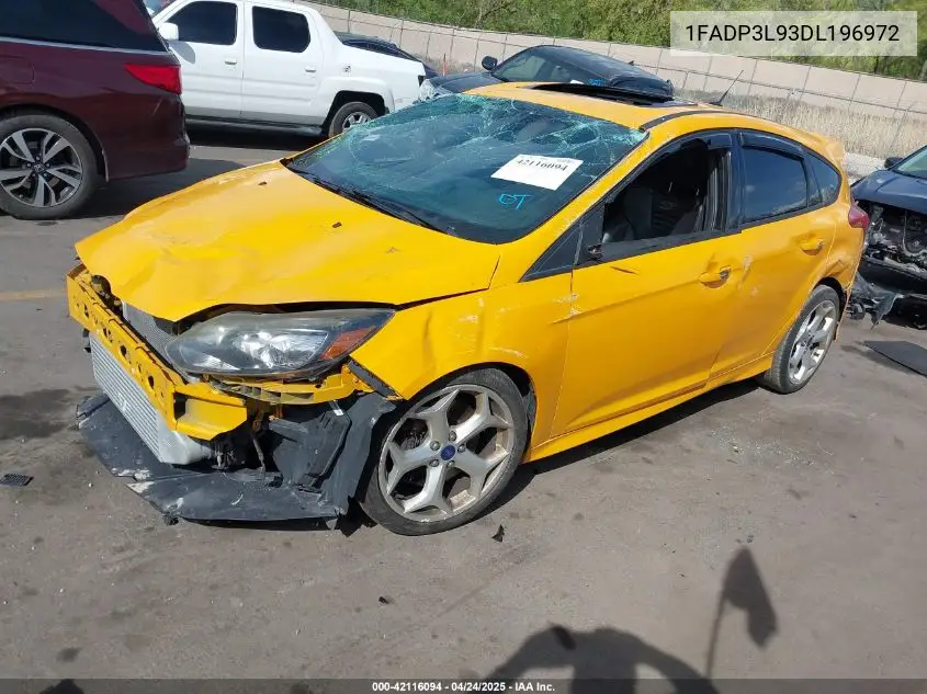 2013 Ford Focus St VIN: 1FADP3L93DL196972 Lot: 42116094