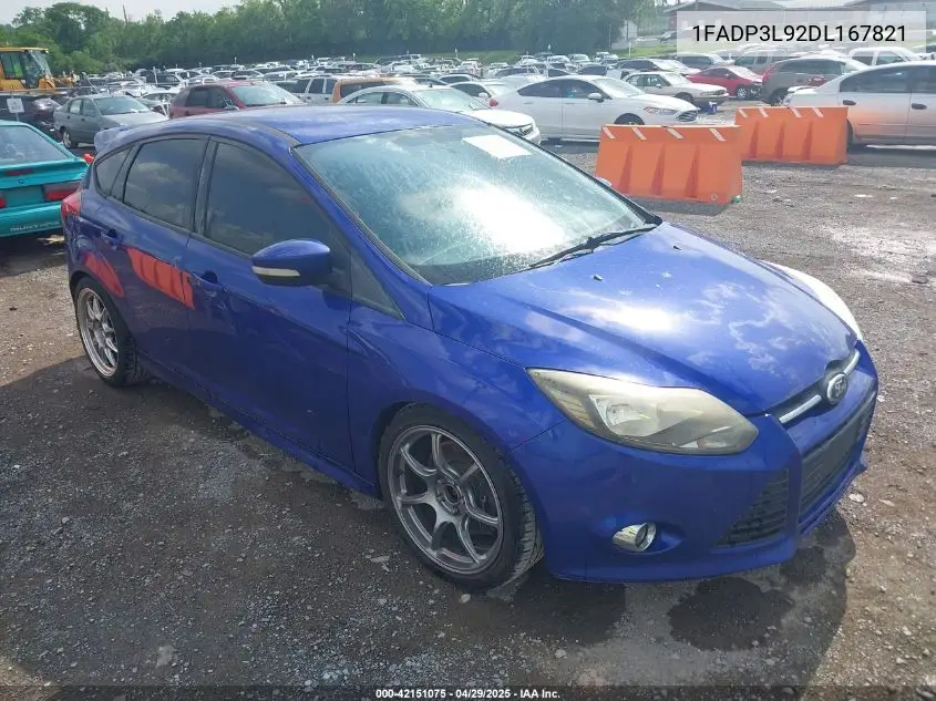 2013 Ford Focus St VIN: 1FADP3L92DL167821 Lot: 42151075