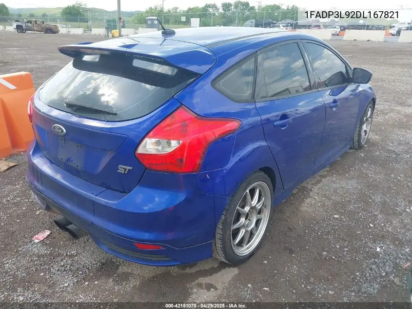 2013 Ford Focus St VIN: 1FADP3L92DL167821 Lot: 42151075