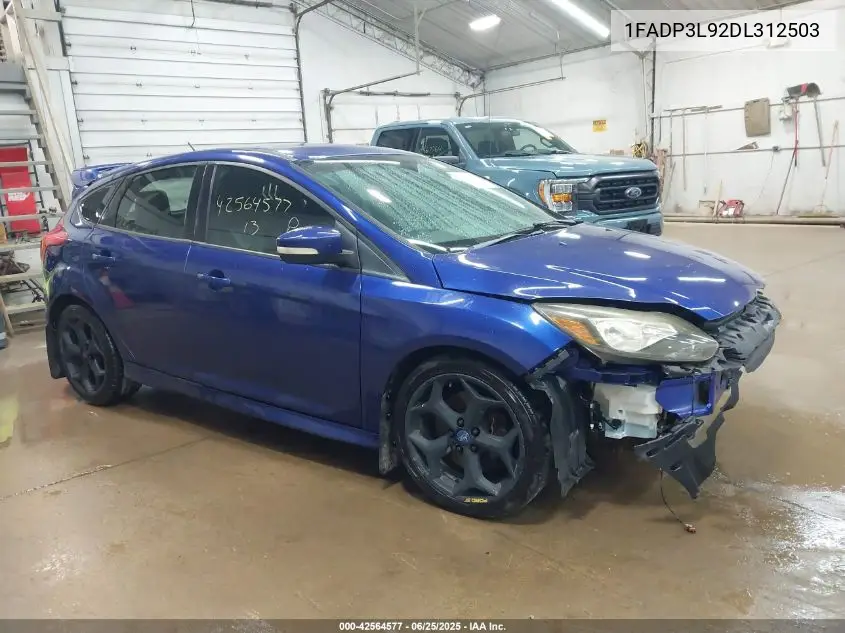 2013 Ford Focus St VIN: 1FADP3L92DL312503 Lot: 42564577