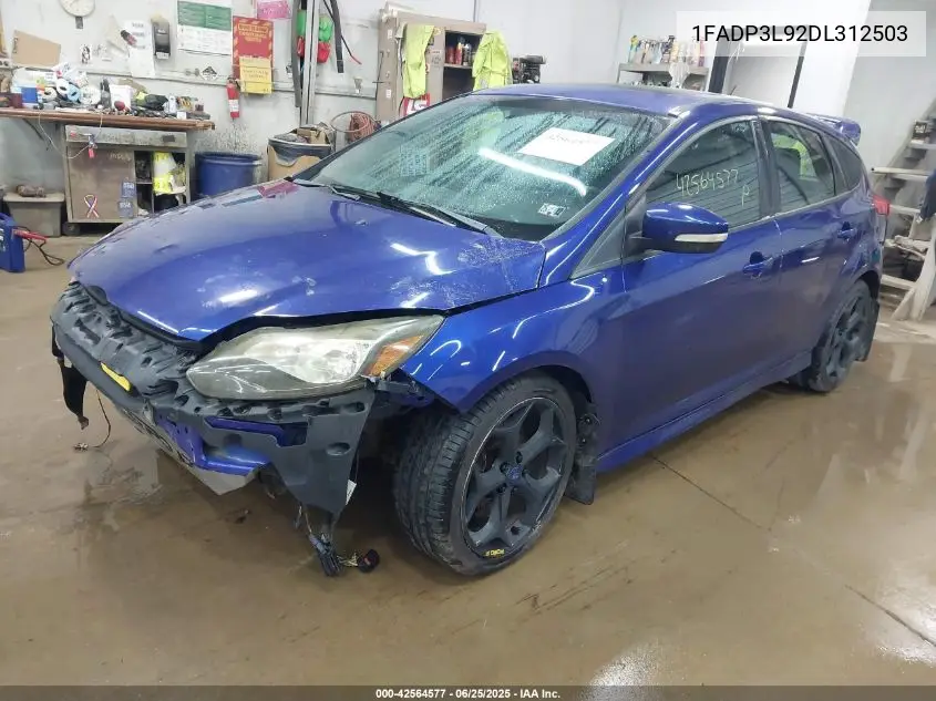 2013 Ford Focus St VIN: 1FADP3L92DL312503 Lot: 42564577