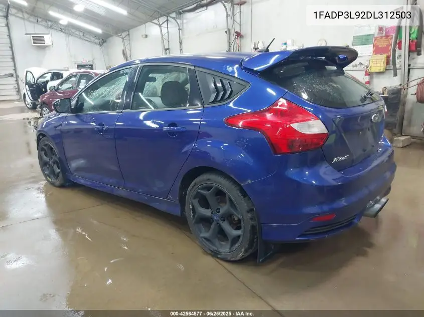2013 Ford Focus St VIN: 1FADP3L92DL312503 Lot: 42564577