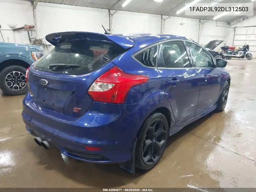 2013 Ford Focus St VIN: 1FADP3L92DL312503 Lot: 42564577