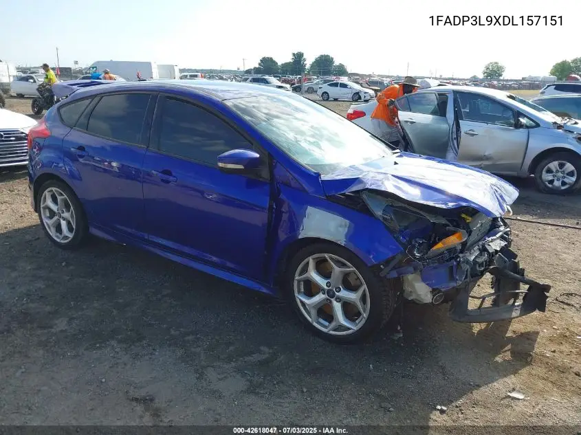 2013 Ford Focus St VIN: 1FADP3L9XDL157151 Lot: 42618047