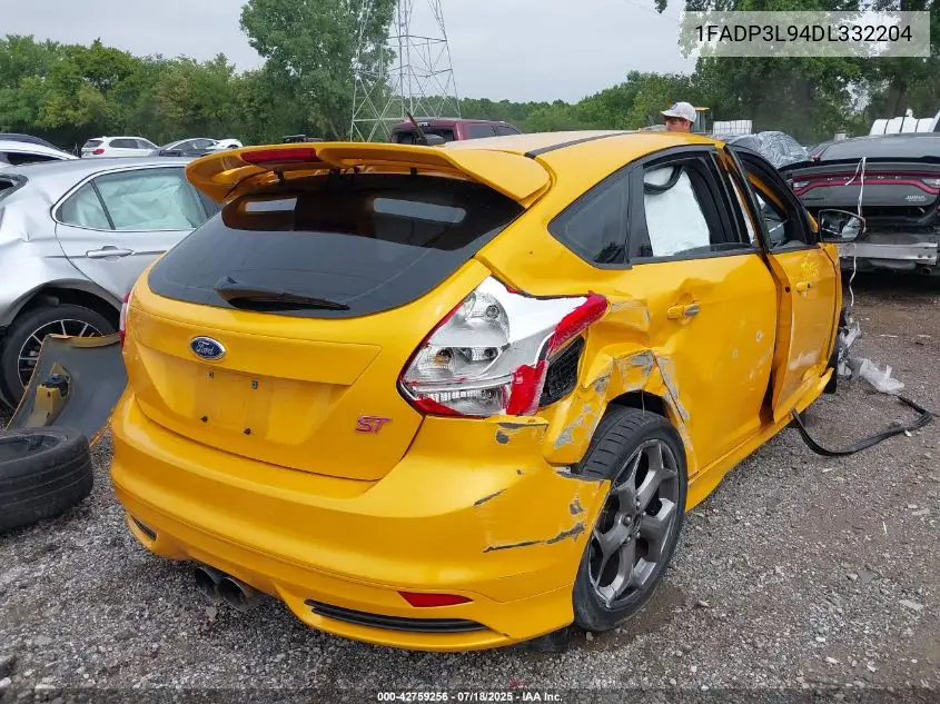 2013 Ford Focus St VIN: 1FADP3L94DL332204 Lot: 42759256