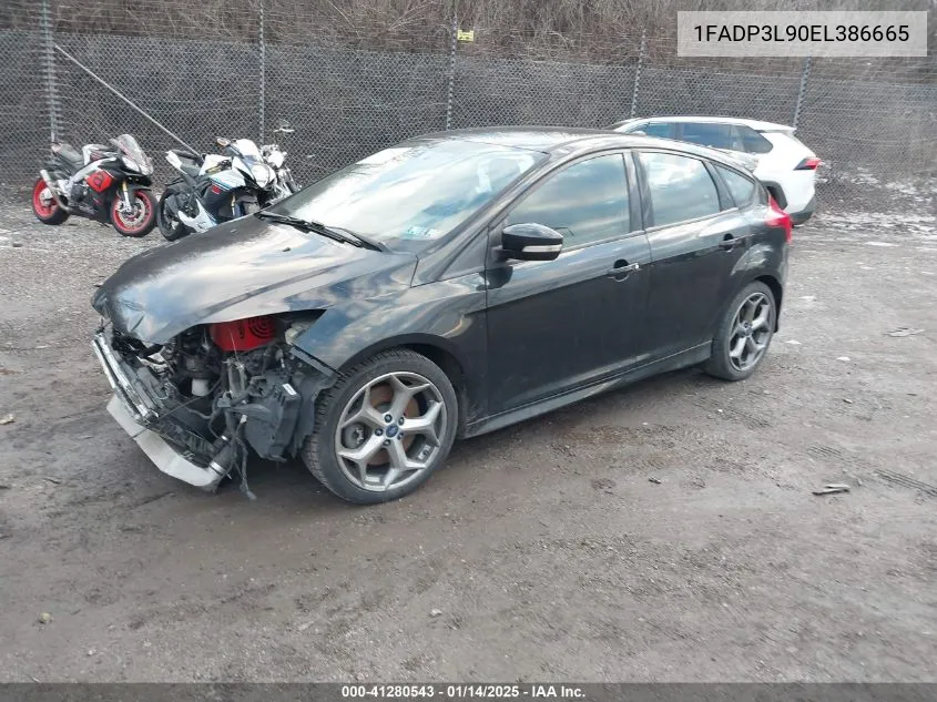 2014 Ford Focus St VIN: 1FADP3L90EL386665 Lot: 41280543