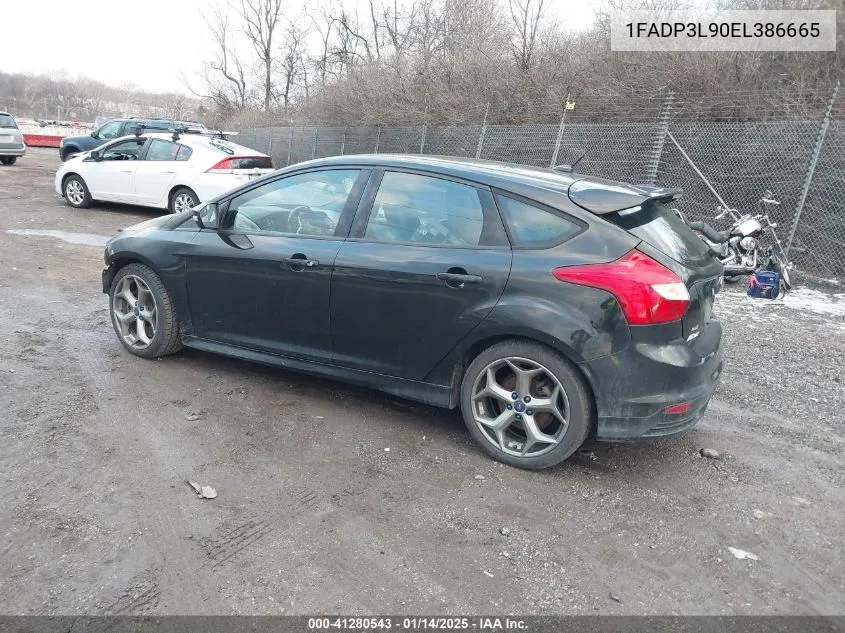 2014 Ford Focus St VIN: 1FADP3L90EL386665 Lot: 41280543