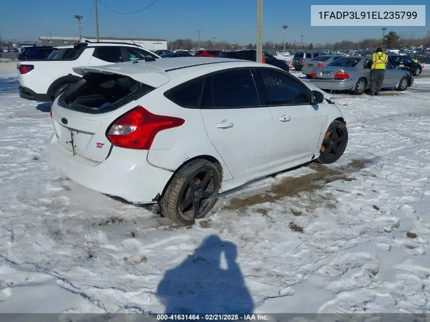 2014 Ford Focus St VIN: 1FADP3L91EL235799 Lot: 41631464