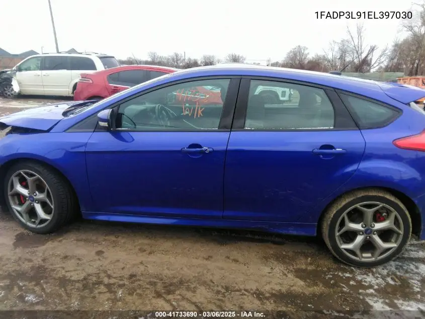 2014 Ford Focus St VIN: 1FADP3L91EL397030 Lot: 41733690