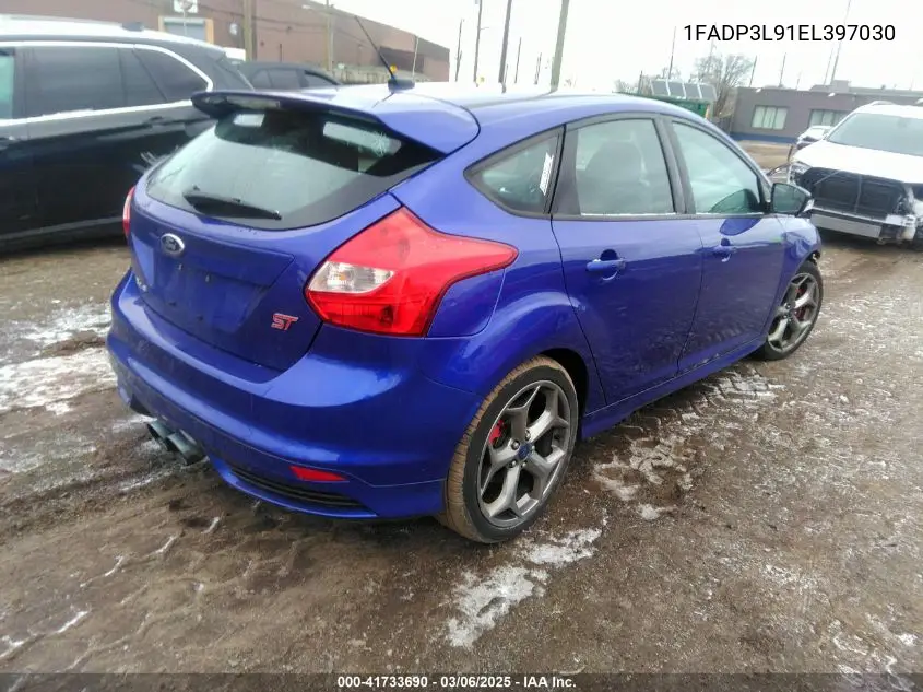 2014 Ford Focus St VIN: 1FADP3L91EL397030 Lot: 41733690