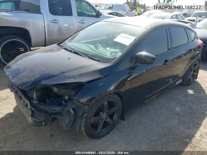 2014 Ford Focus St VIN: 1FADP3L94EL168227 Lot: 41848541