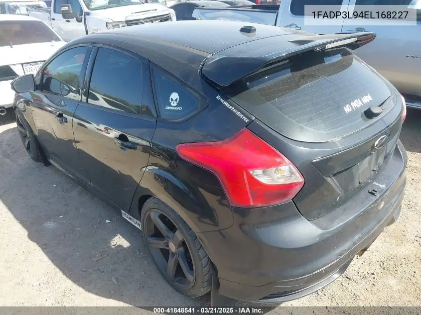 2014 Ford Focus St VIN: 1FADP3L94EL168227 Lot: 41848541