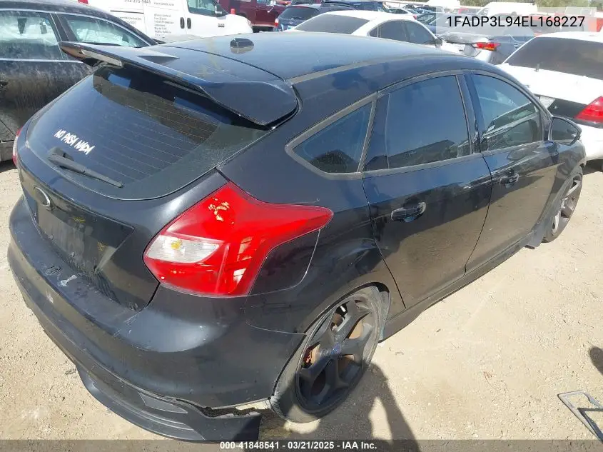 2014 Ford Focus St VIN: 1FADP3L94EL168227 Lot: 41848541