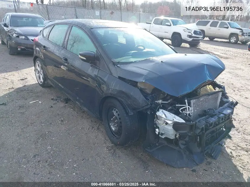 2014 Ford Focus St VIN: 1FADP3L96EL195736 Lot: 41866881